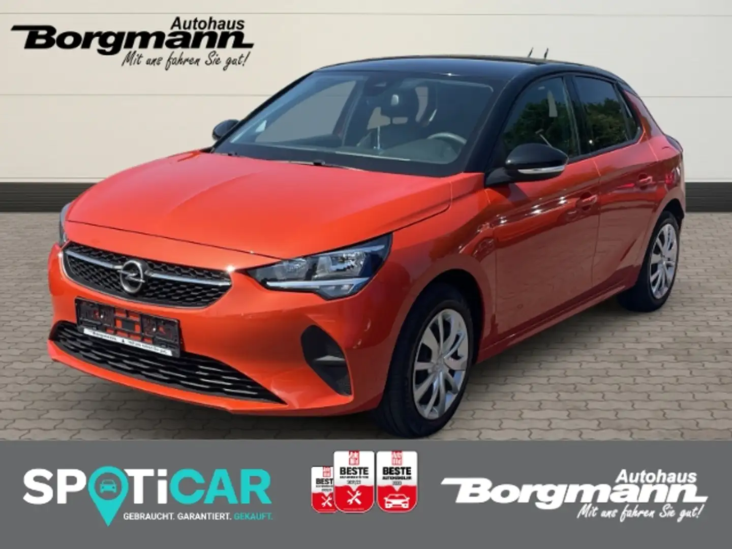 Opel Corsa-e Edition Bluetooth - Tempomat - Park Distance Contr Naranja - 1