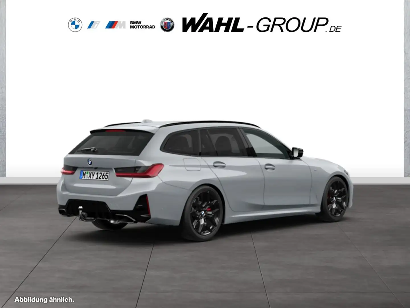 BMW 340 M340i xDrive Touring M Sport Pro AHK Panorama Carb Gris - 2