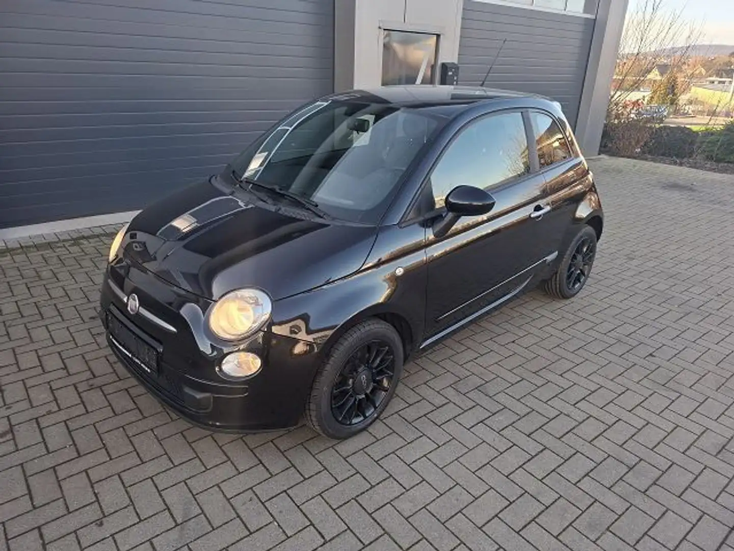 Fiat 500 0.9 8V TwinAir Lounge Vieles neu Schwarz - 1