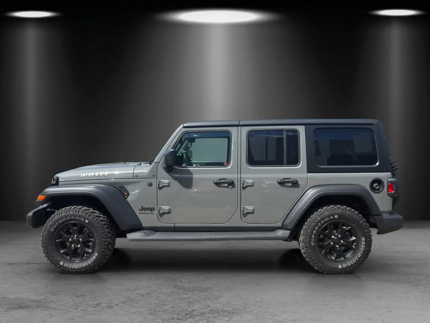 Jeep Wrangler 3.6 Willys 4 Door 4x4 V6 SHZ/NAVI/AHK/L Šedá - 2
