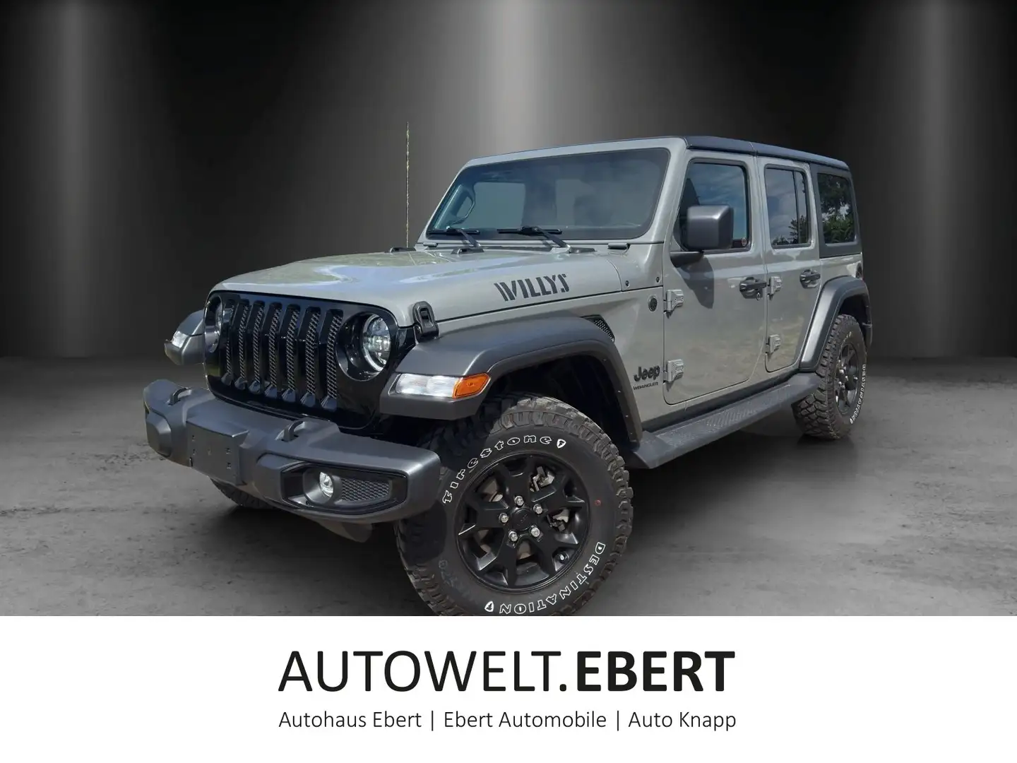 Jeep Wrangler 3.6 Willys 4 Door 4x4 V6 SHZ/NAVI/AHK/L Gris - 1