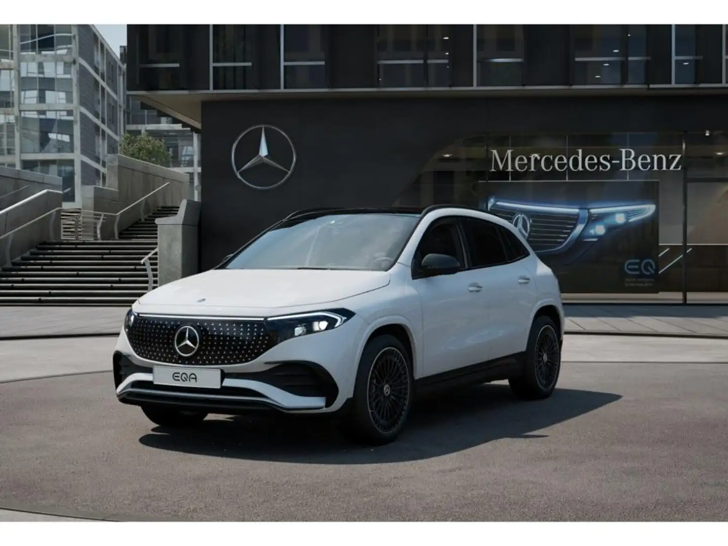 Mercedes-Benz EQA 250 + AMG-Sport/Pano/AHK/360/Night/LED/20" Blanc - 1