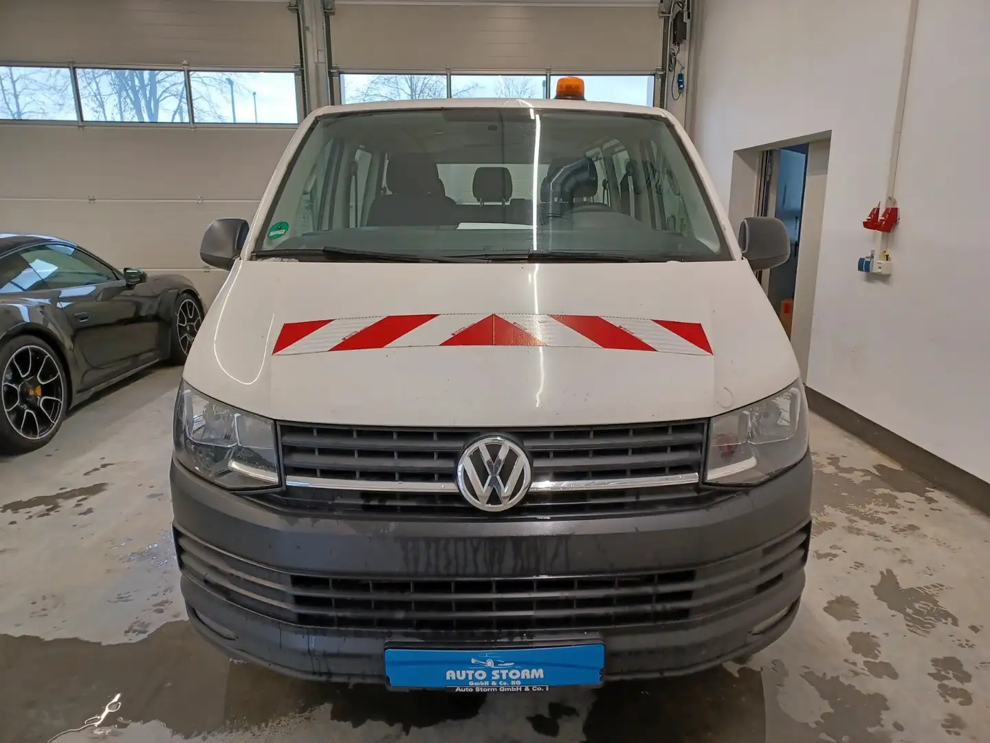 Volkswagen T6 Transporter 2.0 TDI Kombi lang*Klima*8-Sitzer*1-Hand* Weiß - 2
