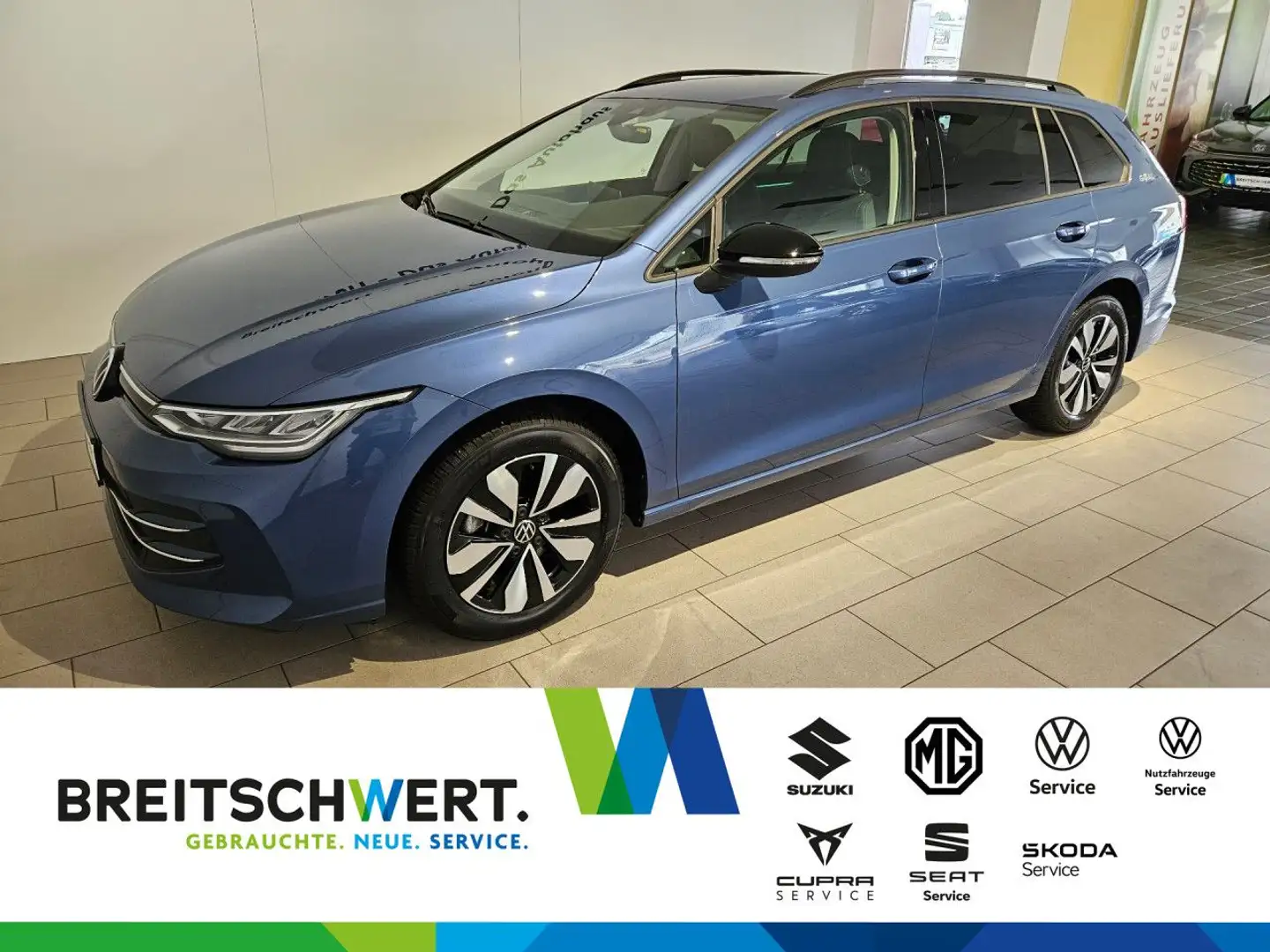 Volkswagen Golf Variant 1.5 TSI Goal AHK LED Navi ACC GJR RFK Blauw - 1