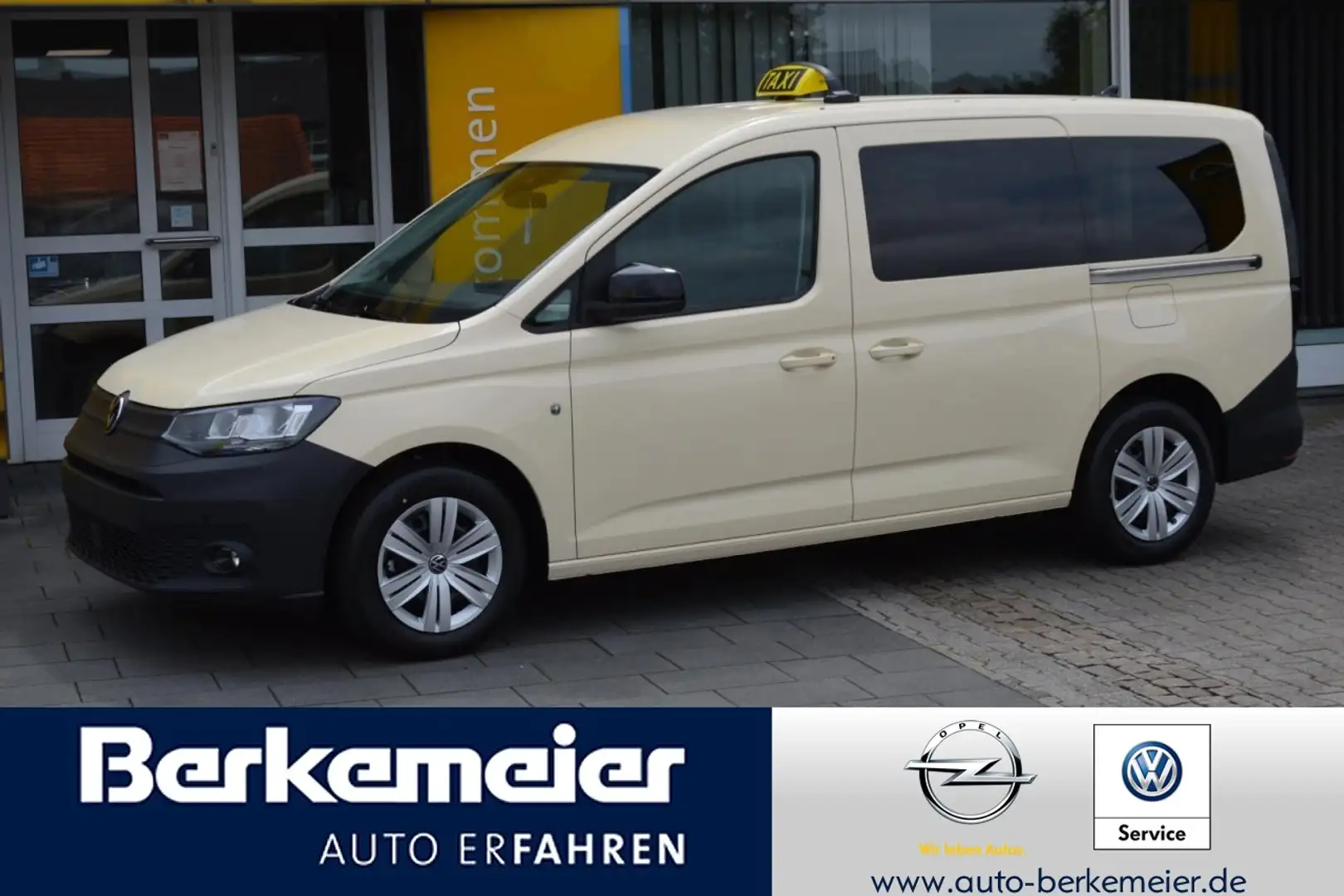 Volkswagen Caddy Maxi 2.0TDI/DSG/Taxi/sofort verfügbar/7-Sitzer bež - 1