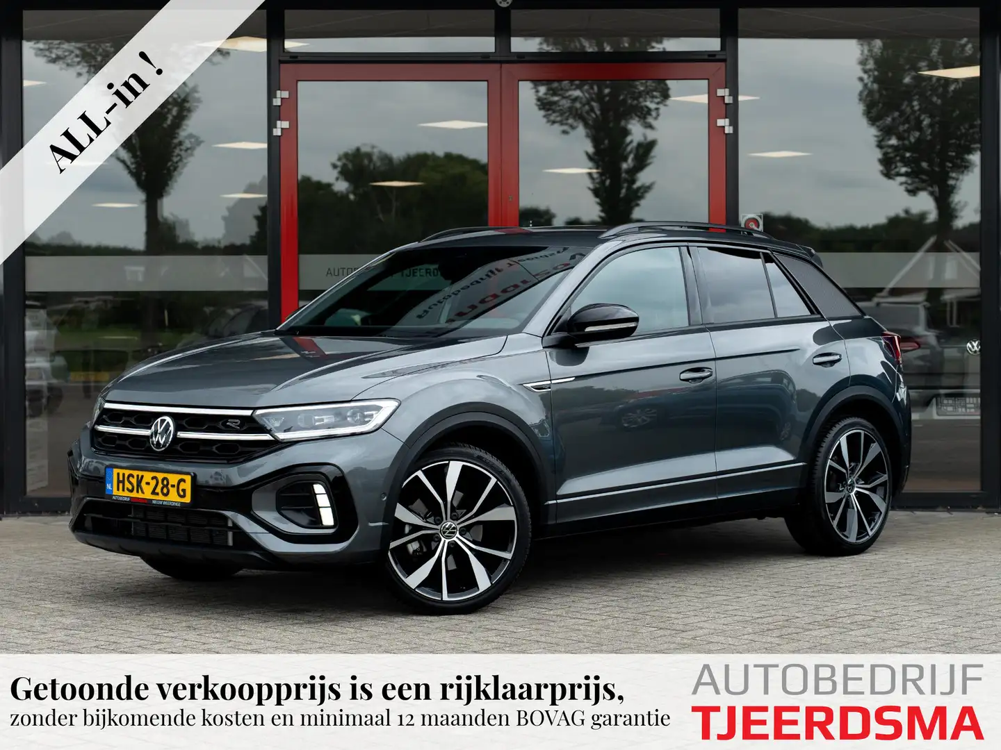 Volkswagen T-Roc 1.5 TSI R-Line Edition | Trekhaak Afneembar | Stoe Grijs - 1