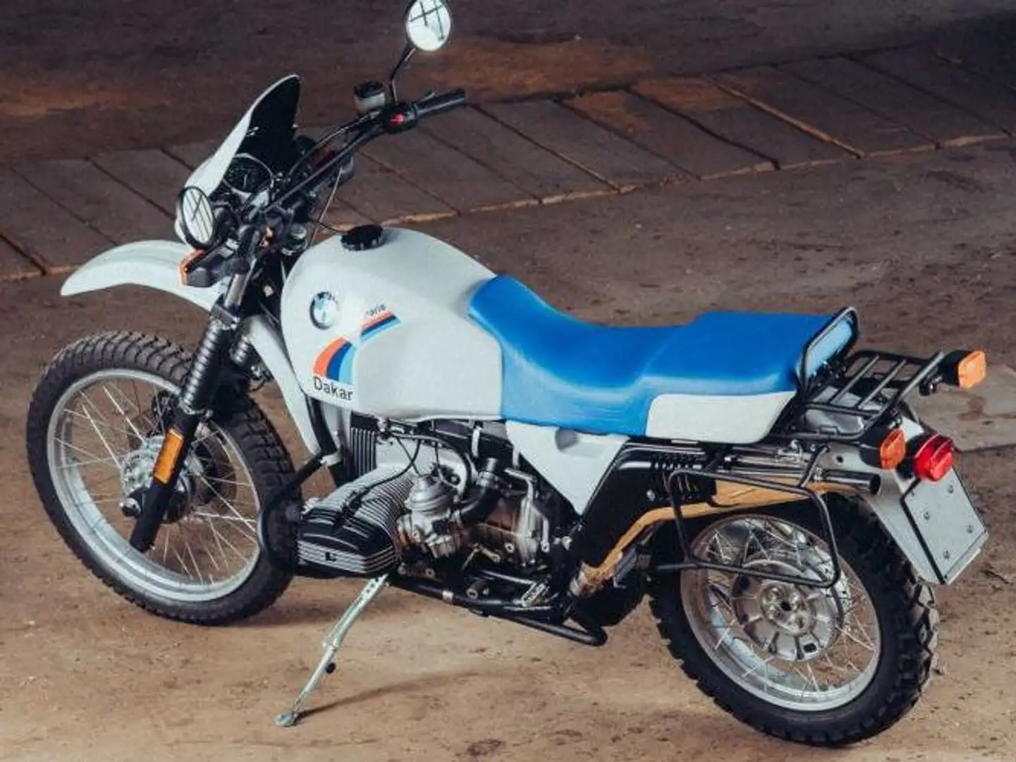 BMW R 100 GS Classic Blanco - 2