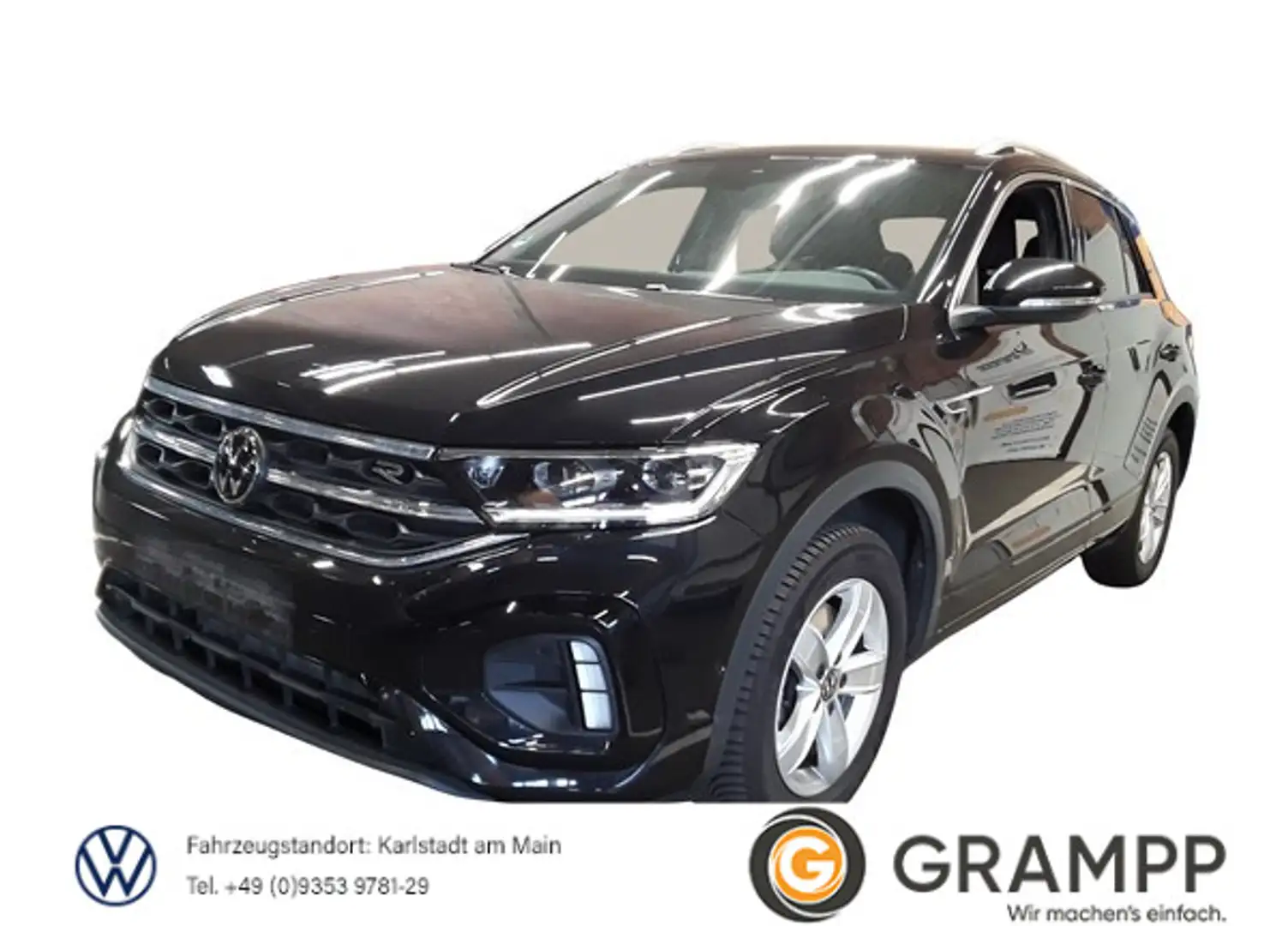 Volkswagen T-Roc T-ROC R-Line 2.0TSI DSG 4M +AHK+PANO+KAMERA+ Schwarz - 1