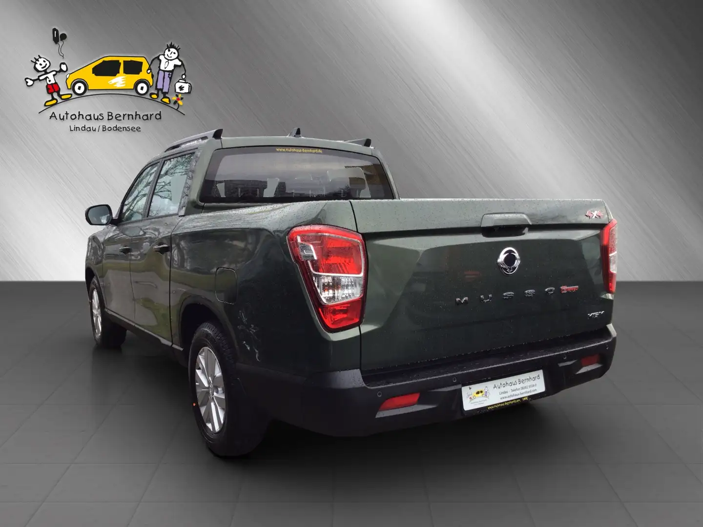 KGM Musso Grand 2.2d Automatik 4WD Lux Groen - 2