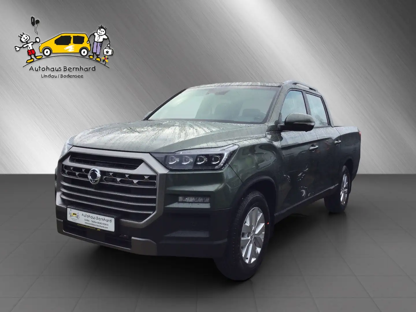 KGM Musso Grand 2.2d Automatik 4WD Lux Groen - 1