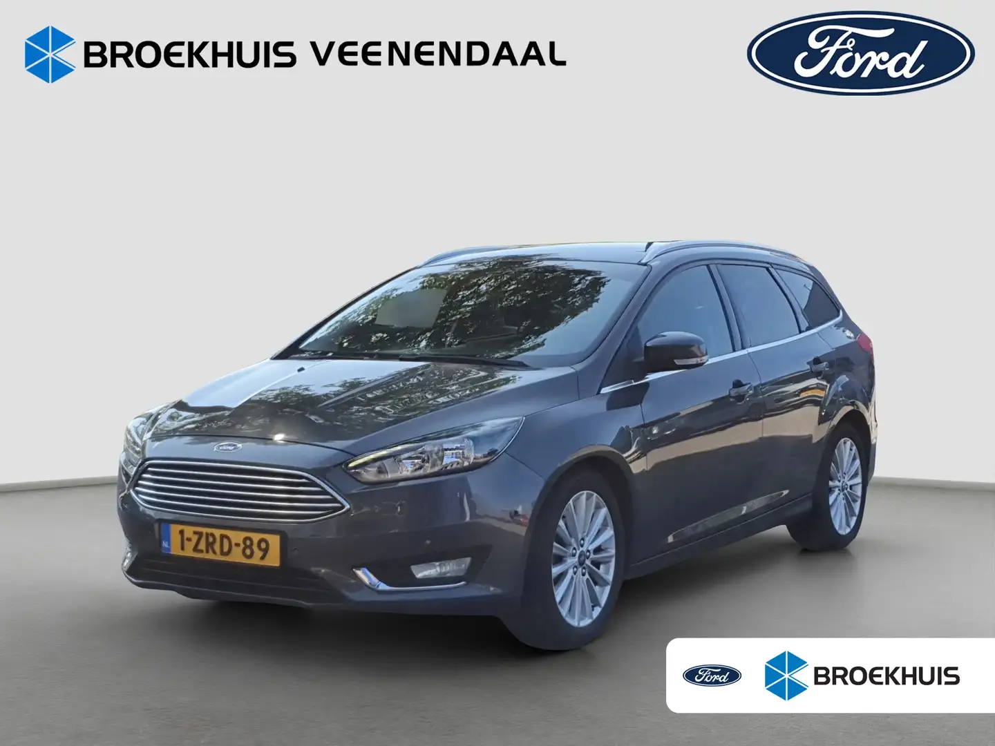 Ford Focus Wagon 1.0 EcoB 125PK Titanium | Distributieriem v. Grijs - 1