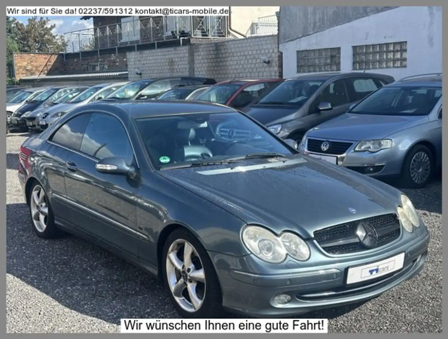 Mercedes-Benz CLK 500 AVANTGARDE *Navi,Xenon,MS,SHZ,Klima* Blau - 2