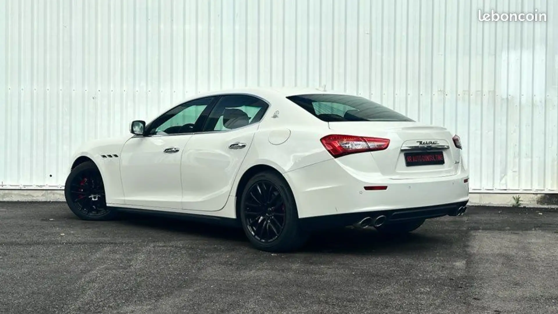 Maserati Ghibli 3.0 V6 275CH entretien complet carbone Blanc - 2