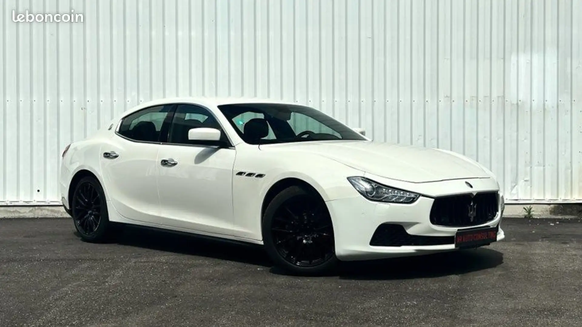 Maserati Ghibli 3.0 V6 275CH entretien complet carbone Blanc - 1