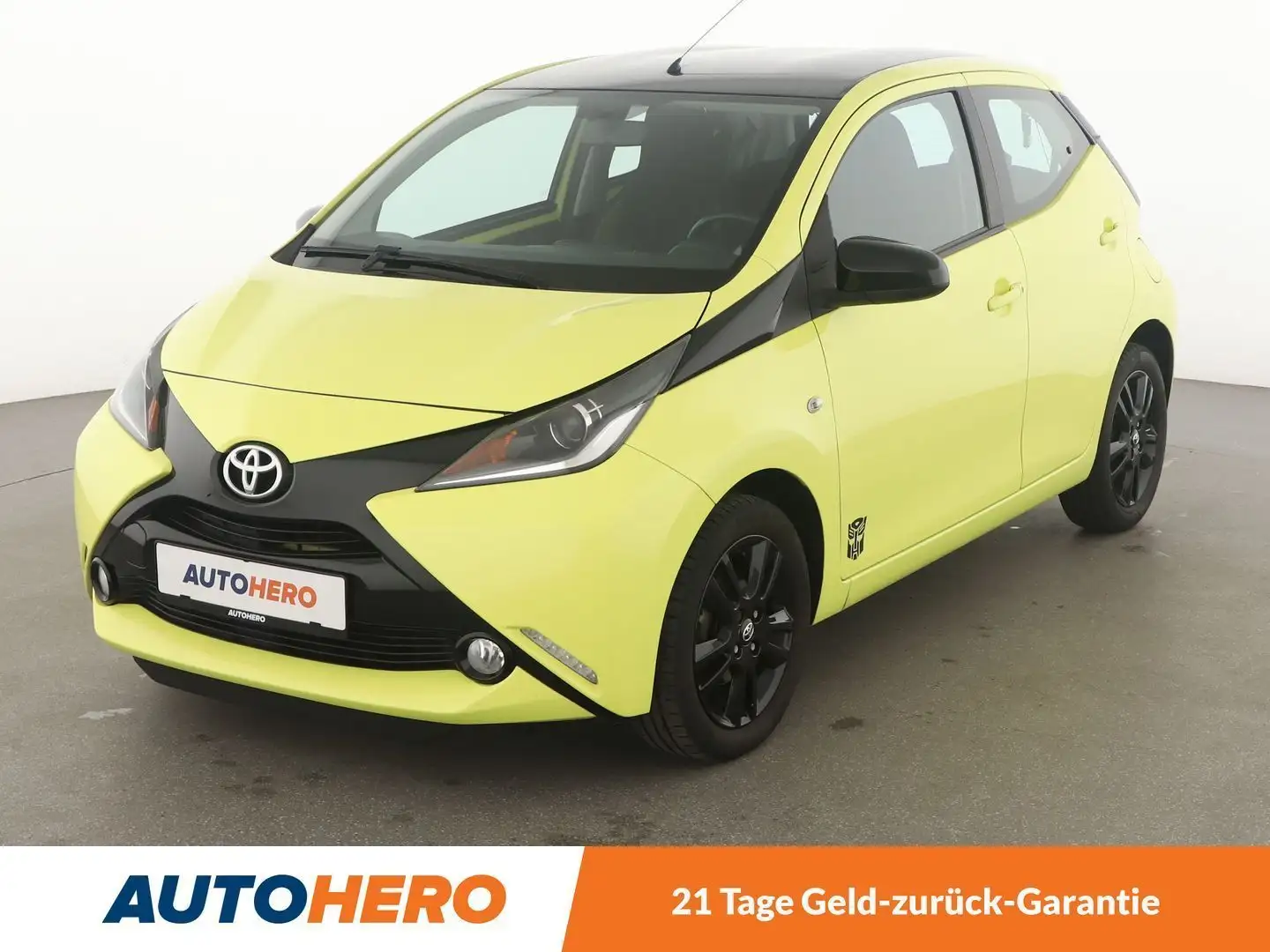 Toyota Aygo 1.0 X-Cite *LIMITER*CAM*ALU*KLIMA* Jaune - 1