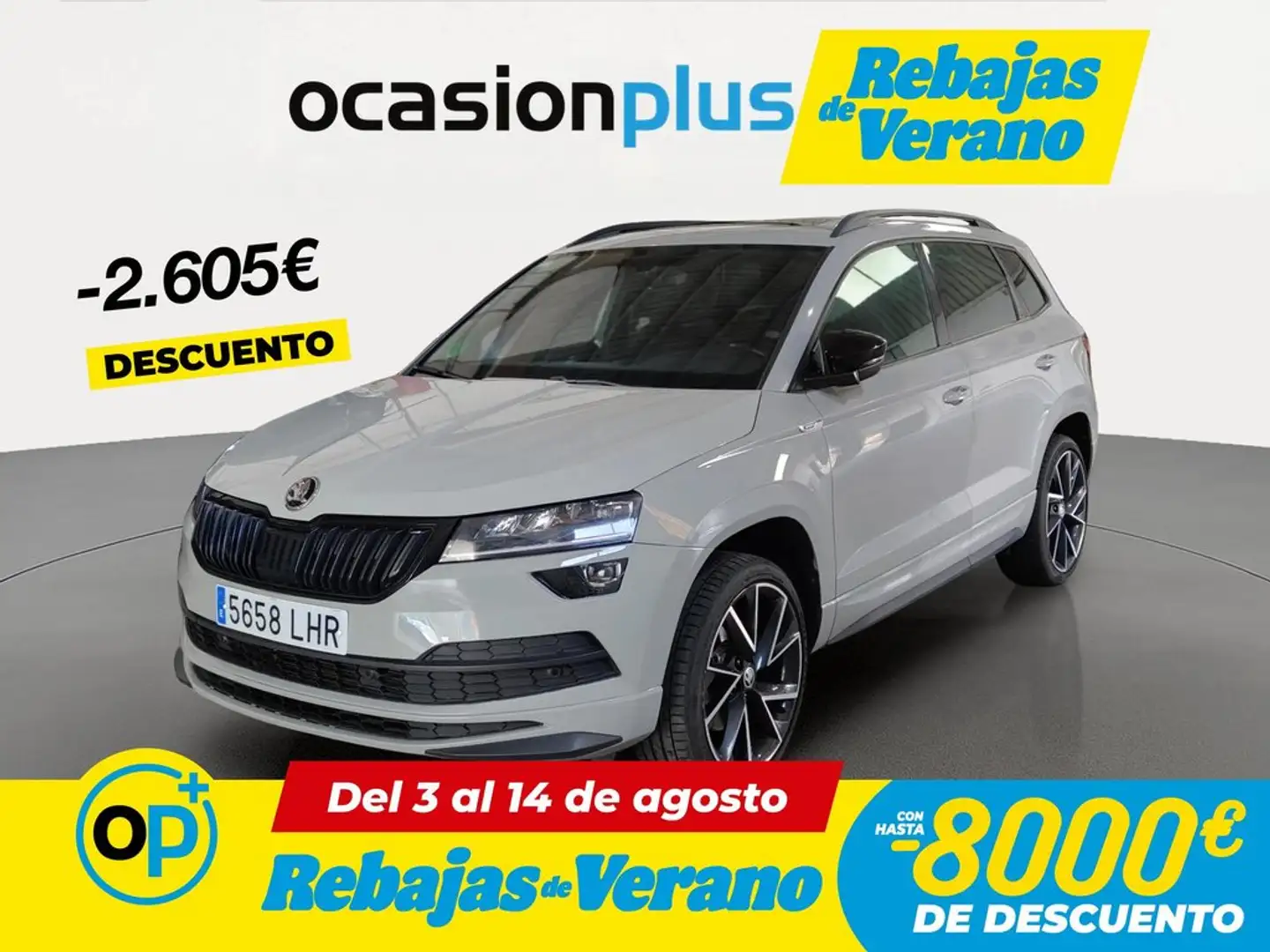 Skoda Karoq 1.5 TSI Sportline ACT DSG Gris - 1