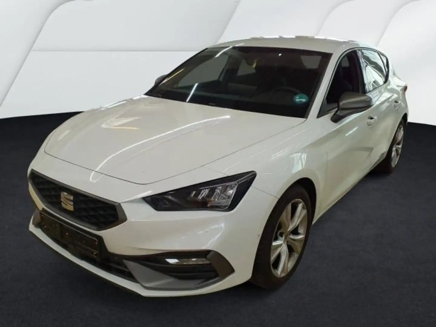 SEAT Leon 2.0 TDI DSG FR-LINE LED+NAV+APP+ACC+SHZ+RFK Weiß - 2