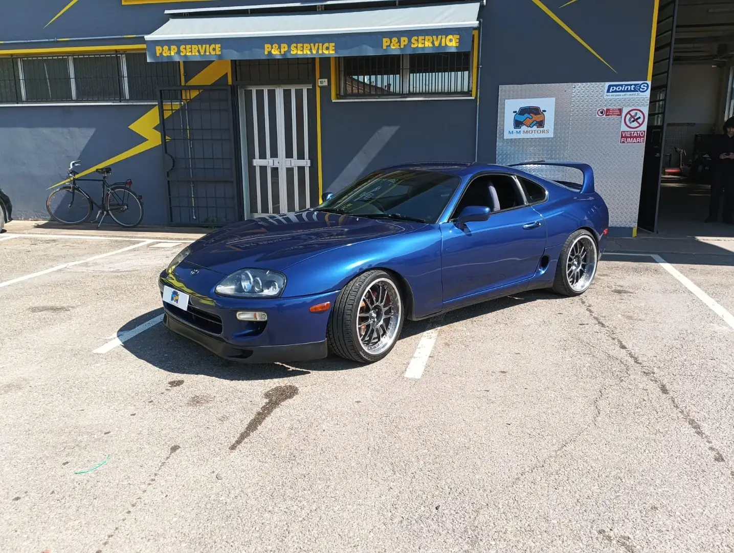 Toyota Supra 3.0i Twin-turbo 24V cat Sport Roof Modrá - 1