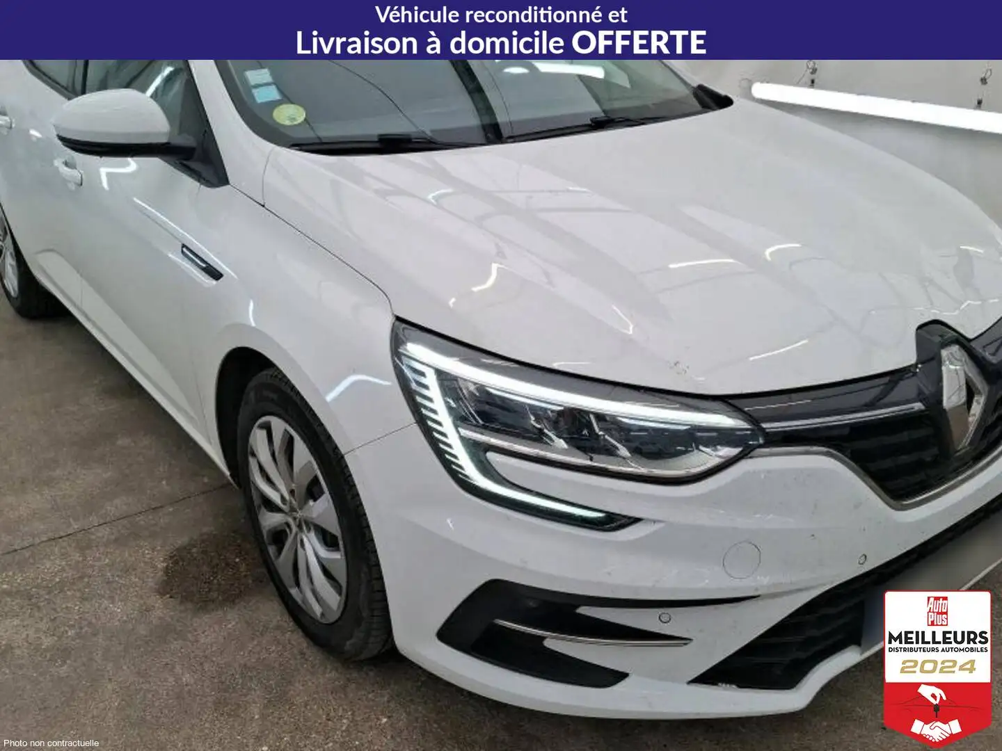 Renault Megane MEGANE IV BLUE DCI 115 ZEN 2PL +Aide au stationnement arri¨re Biały - 2