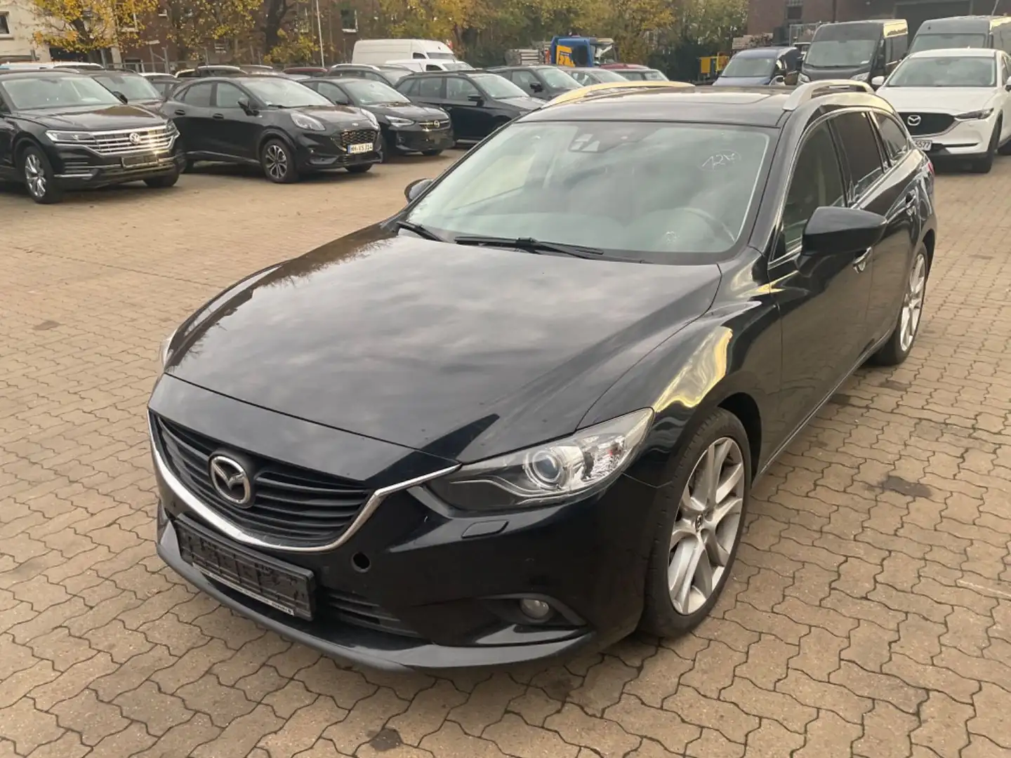 Mazda 6 Kombi Sports-Line TÜV 01.2026 MOTORSCHADEN!! Schwarz - 2
