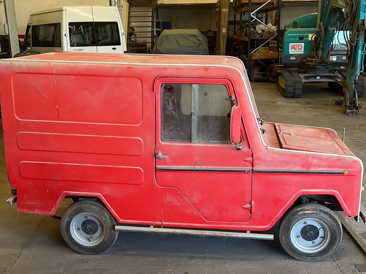 Innocenti Lawil C2 Furgonetta Poste Italiane 125 - Barn Find 7.195km - Única España, foto 3