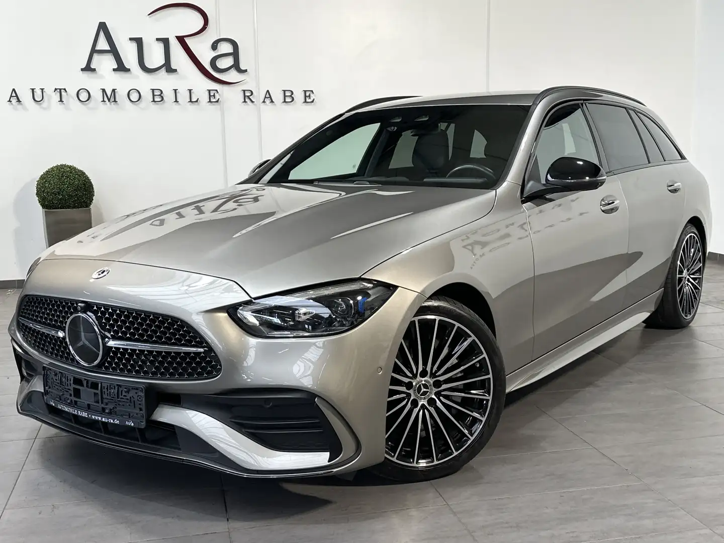 Mercedes-Benz C 220 T AMG-Line NAV+LED+HUD+DISTRONIC+KAMERA Silber - 1