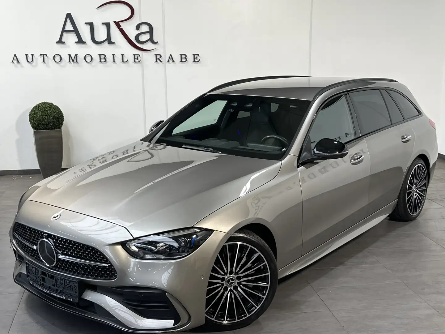 Mercedes-Benz C 220 T AMG-Line NAV+LED+HUD+DISTRONIC+KAMERA Silber - 2