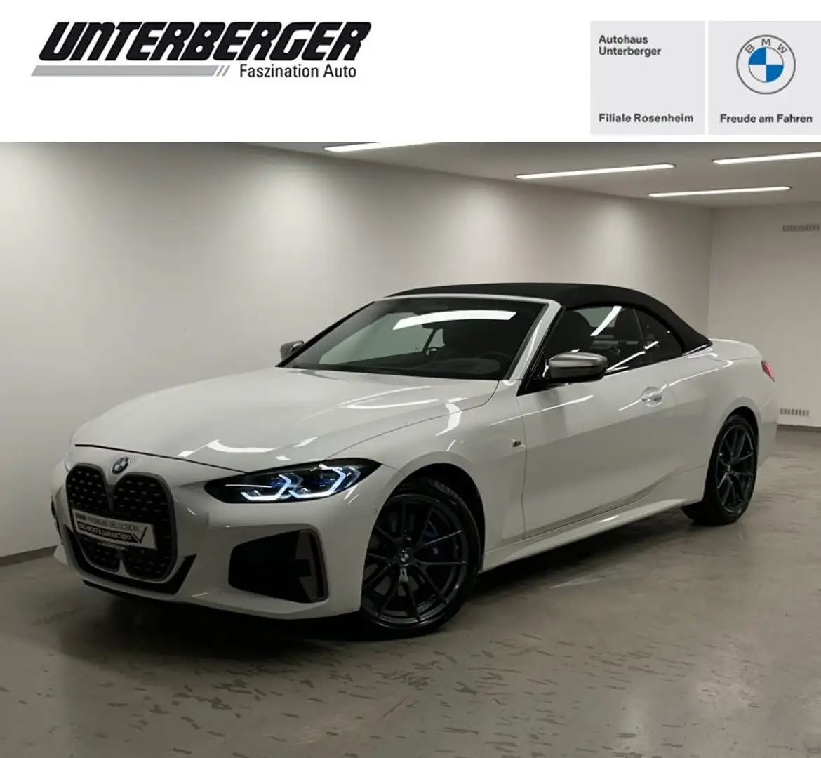 BMW 440 M440i xDrive Cabrio M Sportpaket Head-Up Harman/Ka Biały - 1