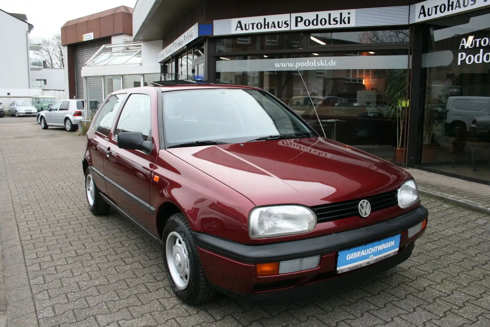 Volkswagen Golf GL Oldtimer H-Kenzeich|110 TKm|GlasSD|Servo Roşu - 1