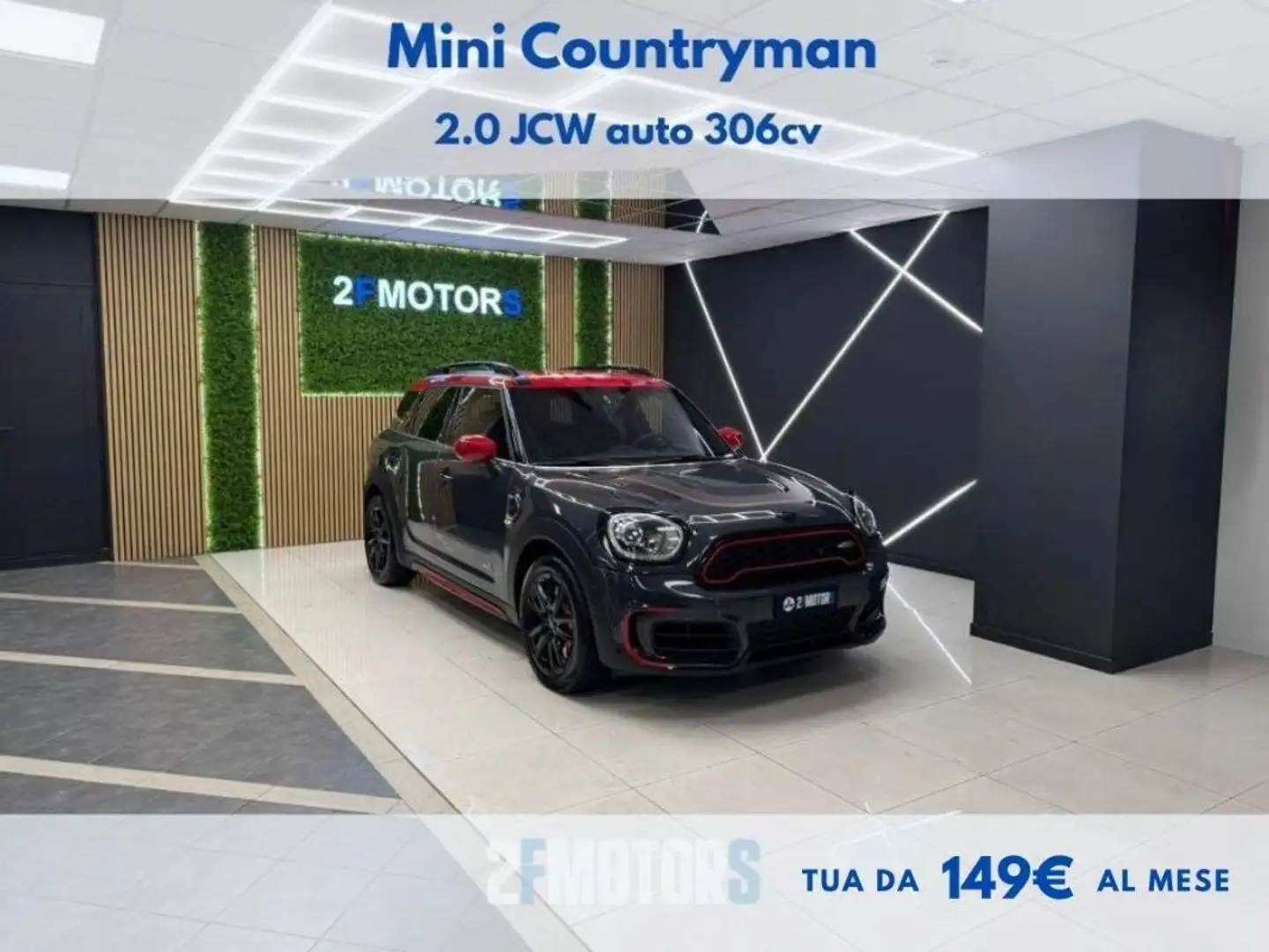 MINI John Cooper Works Countryman 2.0 JCW auto Gris - 1