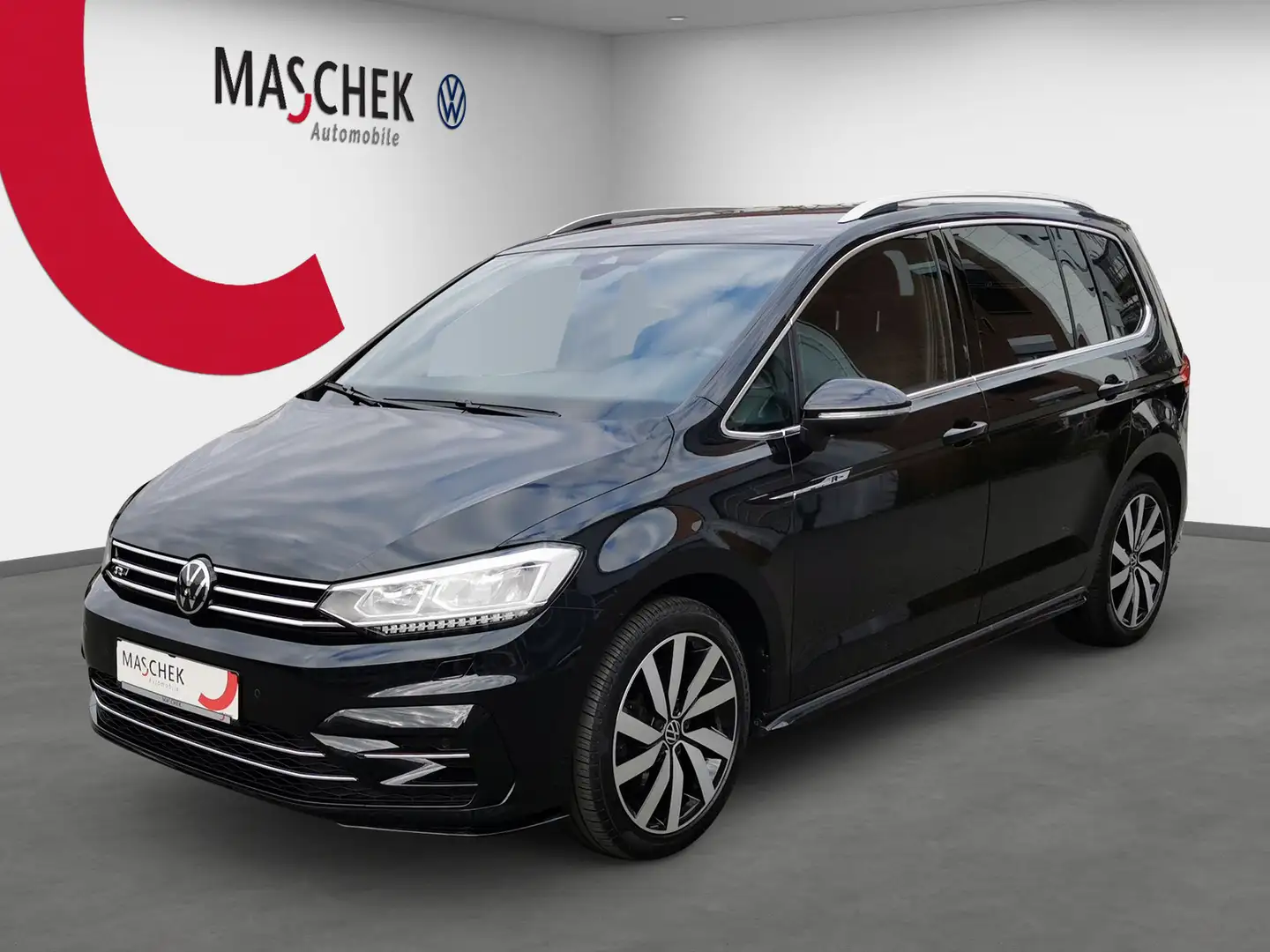 Volkswagen Touran R-Line 1.5 TSI LED MFL *7-Sitzer* ACC LM Zwart - 1
