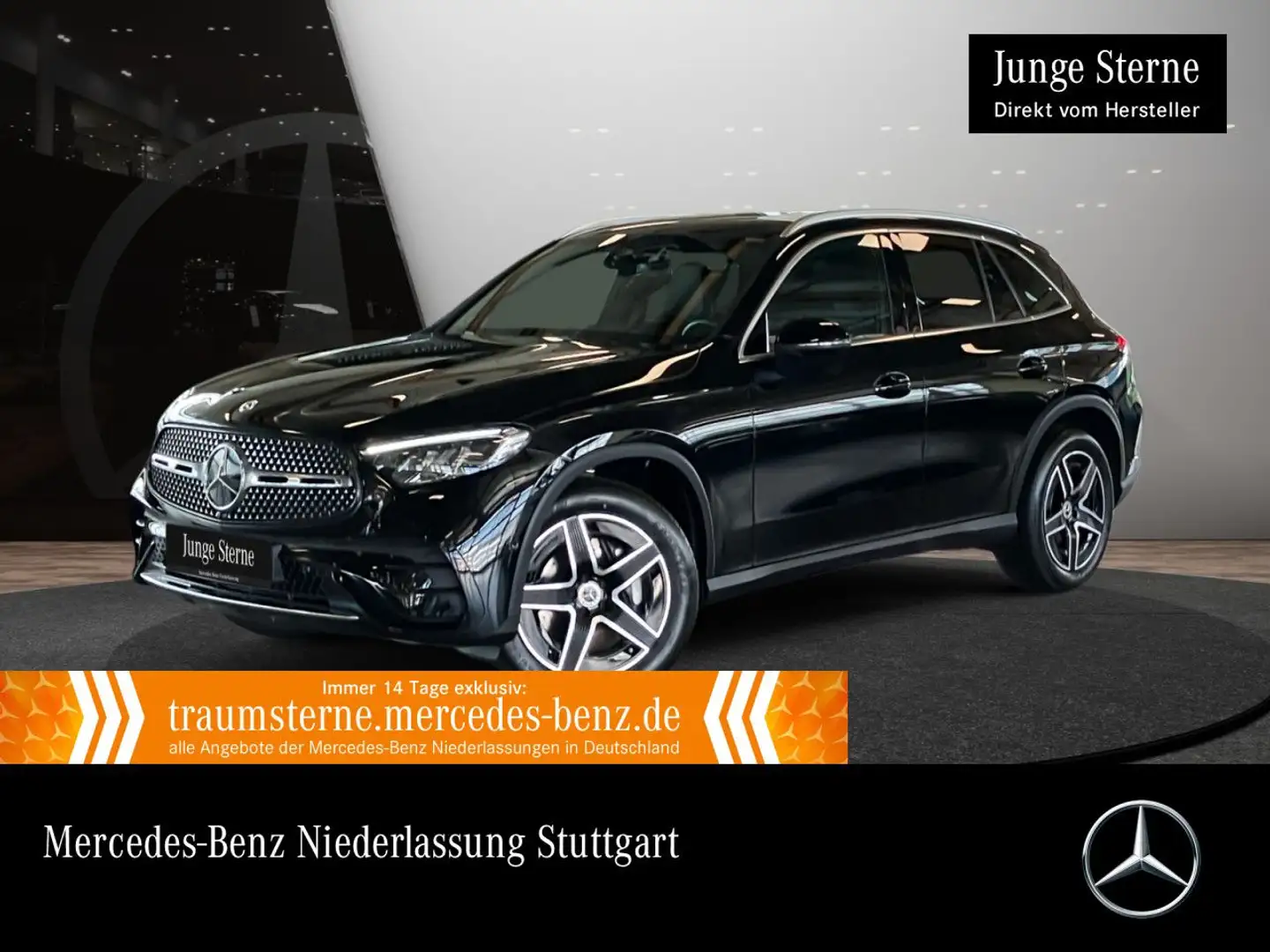 Mercedes-Benz GLC 220 d 4M AMG+PANO+AHK+LED+KAMERA+TOTW+KEYLESS Schwarz - 1