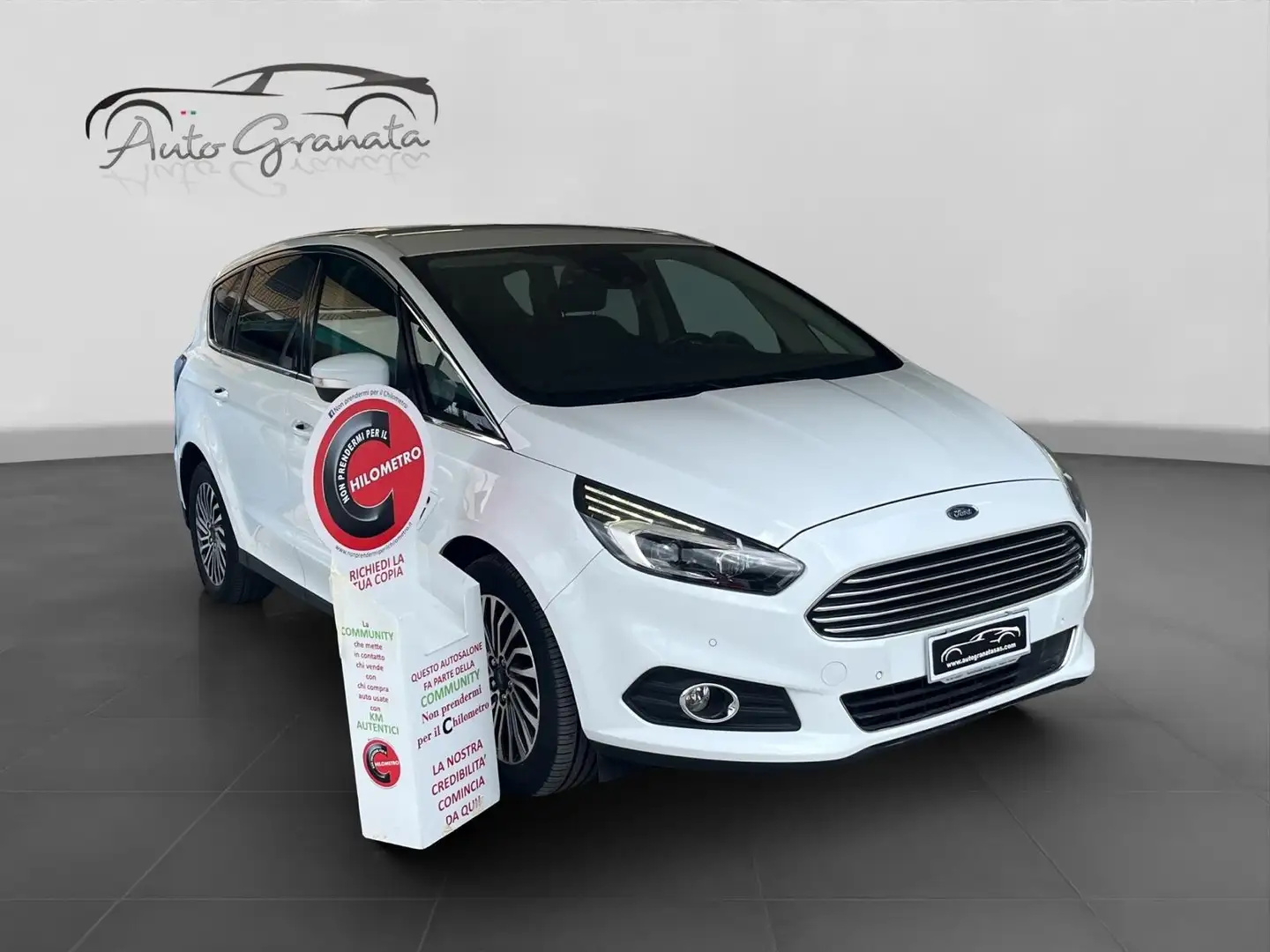 Ford S-Max 2.0 EcoBlue 150 7 POSTI TITANIUM FULL Bianco - 1