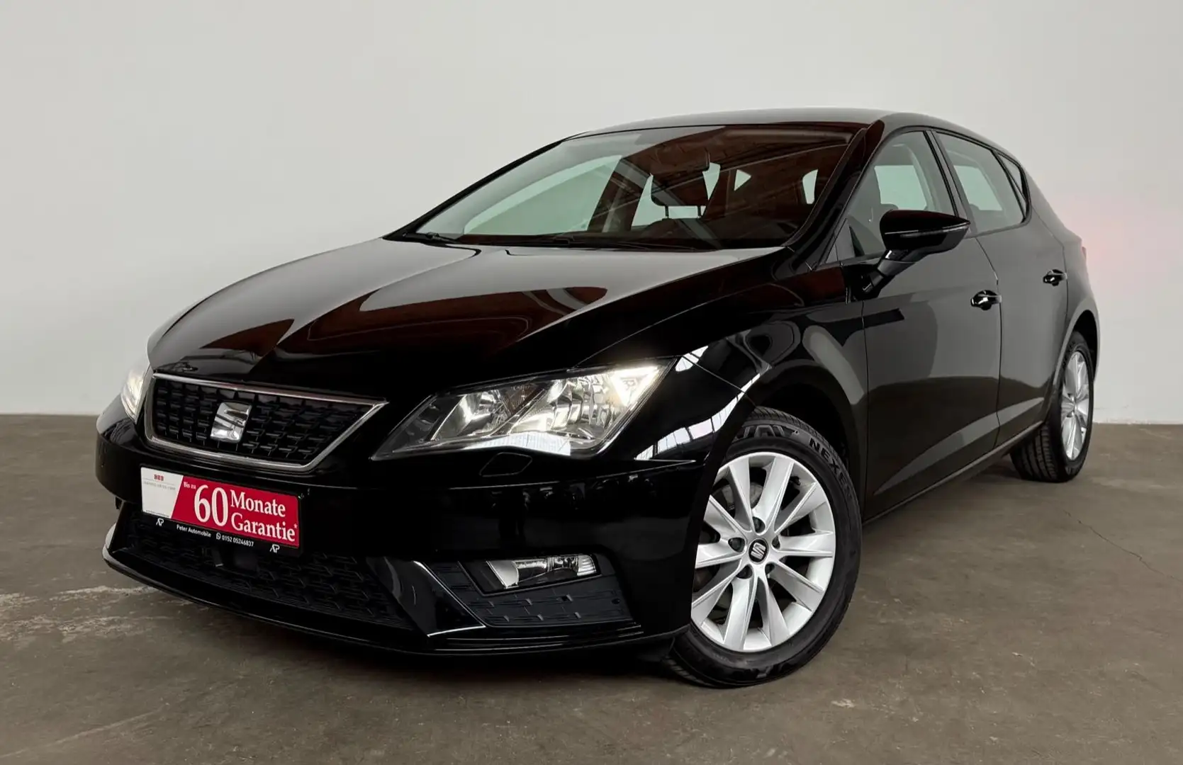 SEAT Leon LEON 1.5 ACT FACELIFT DIGI-TACHO CARPLAY NAVI 8X Schwarz - 1