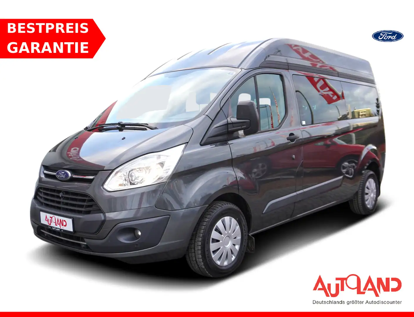 Ford Transit Custom 2.0 TDCi L2H2 Kamera PDC SHZ Temp Szary - 1
