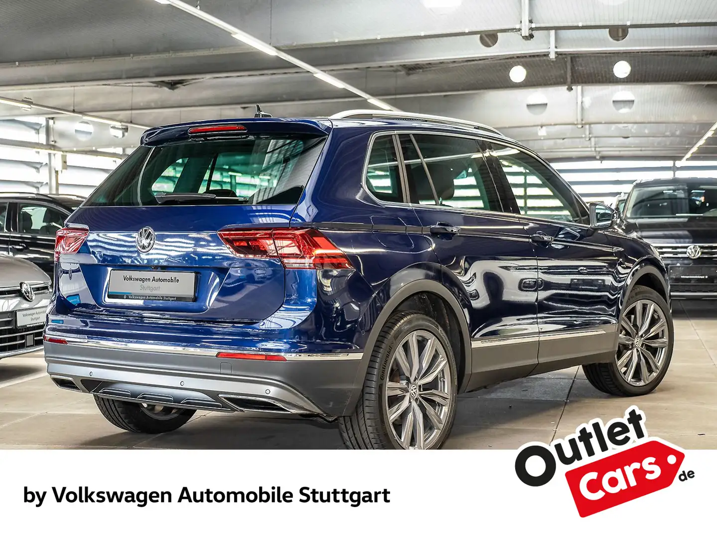 Volkswagen Tiguan 2.0 TDI Highline DSG Navi AHK Kamera Blau - 2