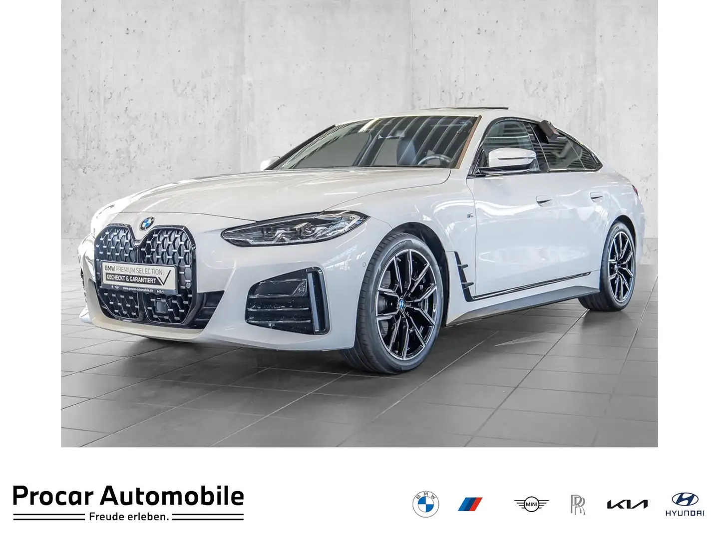 BMW 420 i Gran Coupé  M Sport NAVI LED DAB Weiß - 1