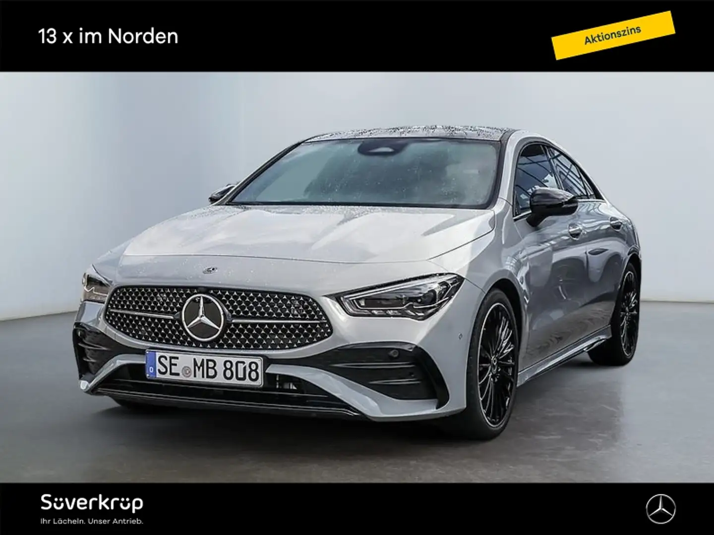 Mercedes-Benz CLA 200 Coupé AMG NIGHT SPUR PANO DISTR KAMERA Grau - 1