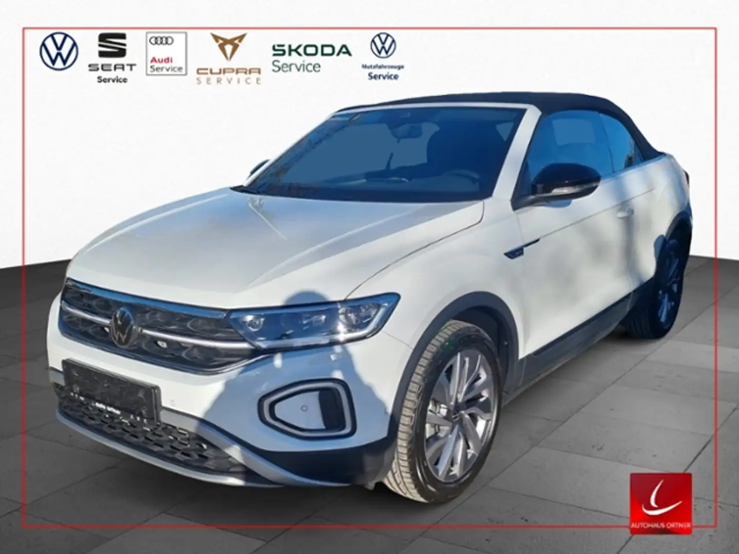 Volkswagen T-Roc Cabriolet Move 1,5 TSI KAMERA AHK NAVI MATRIX-LED Weiß - 1