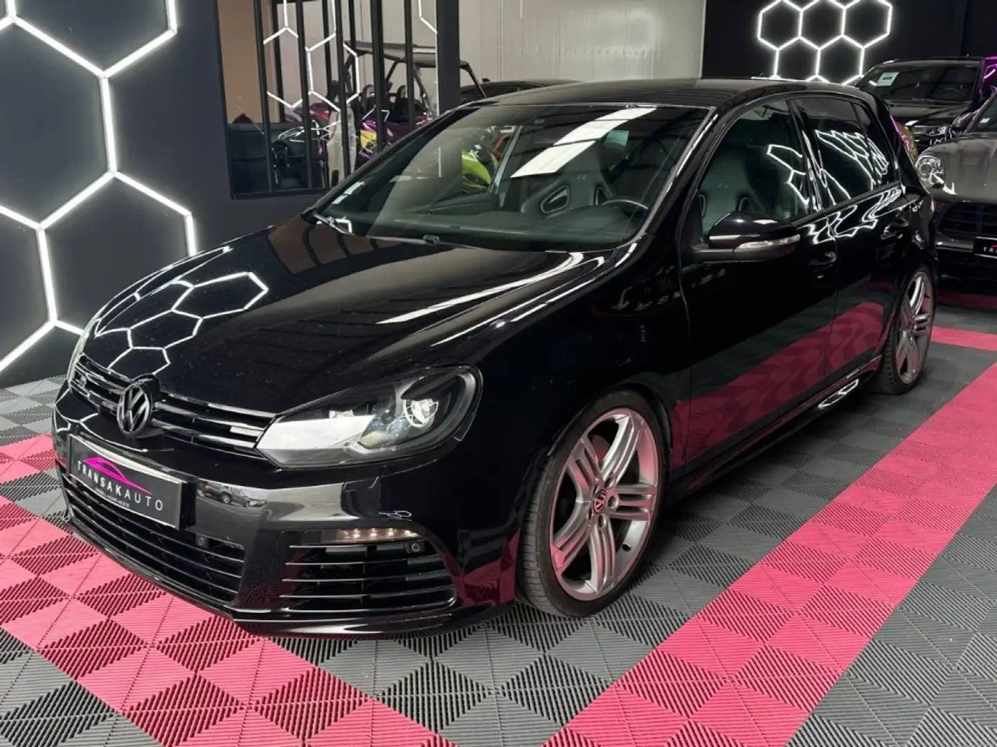 Volkswagen Golf VI R Ph 2 4Motion 270 ch 2.0 TSi DSG6 SIÈGES F1 ~  Noir - 2