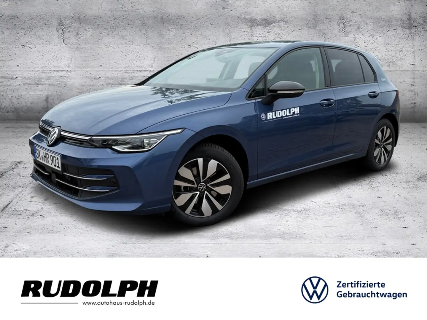 Volkswagen Golf VIII 1.5 eTSI Goal 7-Gang-DSG LED Navi AHK SHZ ACC Blau - 1