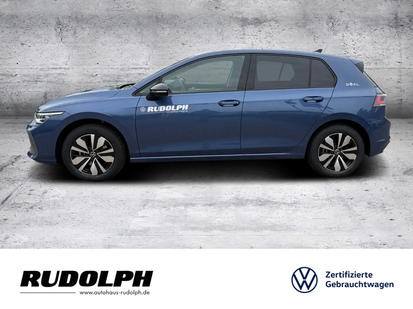 Volkswagen Golf VIII 1.5 eTSI Goal 7-Gang-DSG LED Navi AHK SHZ ACC Blau - 2
