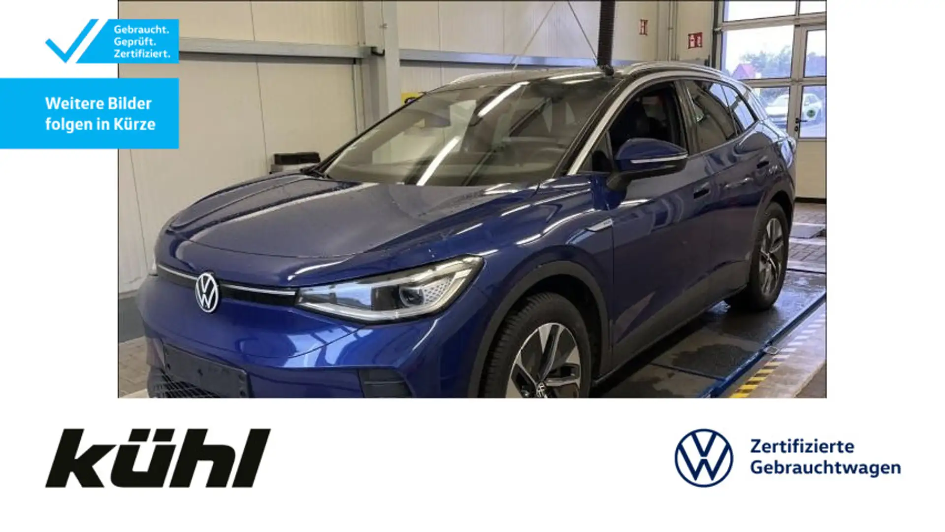 Volkswagen ID.4 Pro Performance IQ.Light/ACC/HuD/360°/App/N Blau - 1