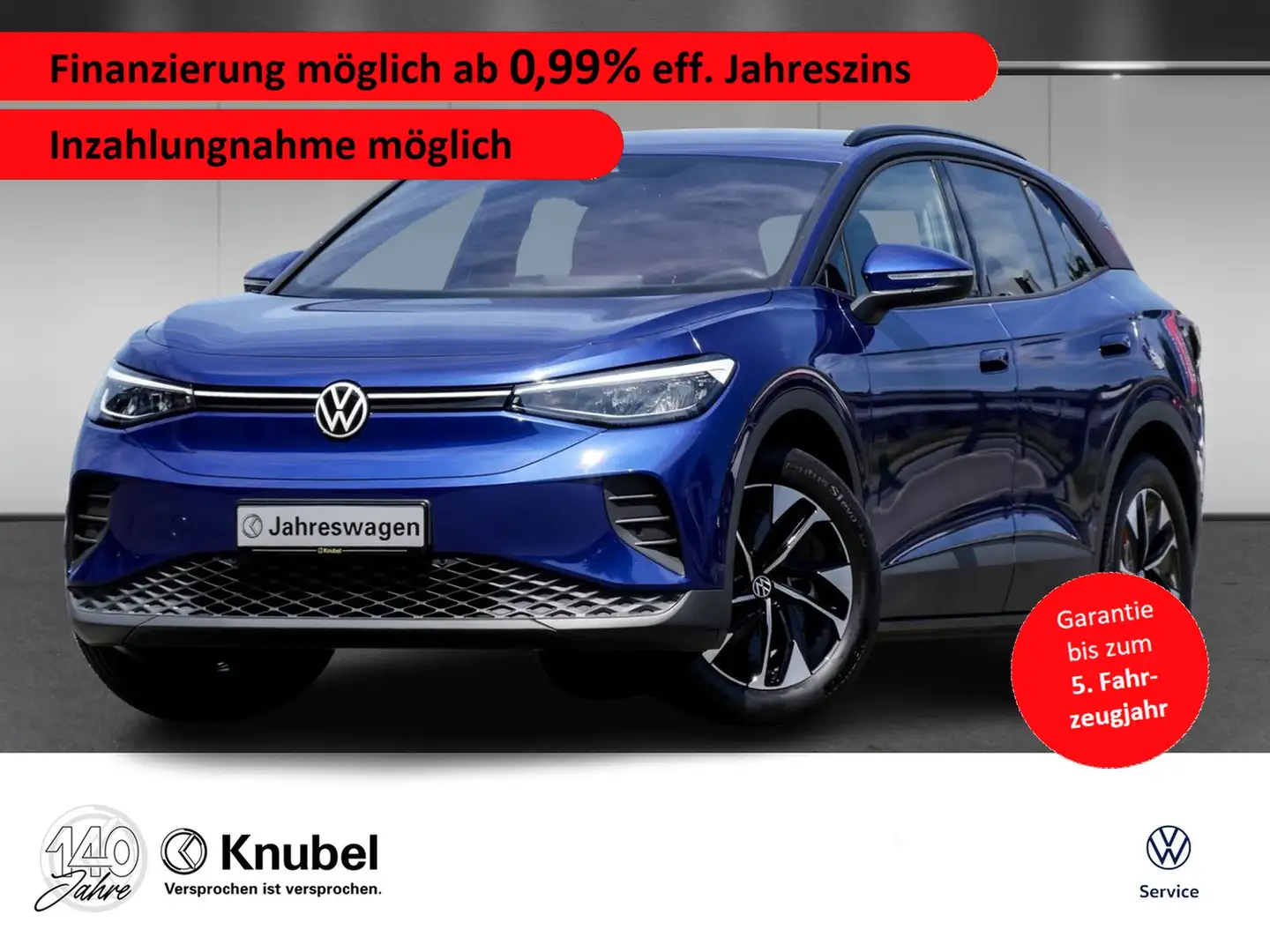 Volkswagen ID.4 MOVE LED Navi Keyless TravelAss. Blauw - 1