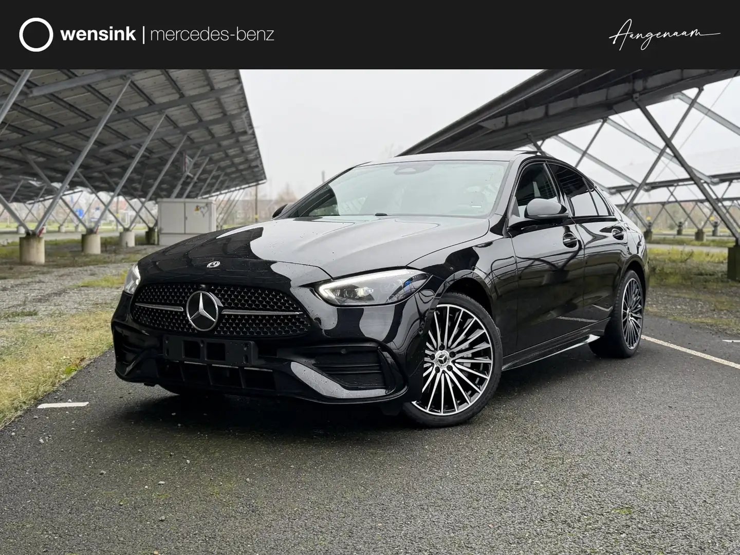 Mercedes-Benz C 300 e Business Solution AMG | Night | Panoramadak | 36 Schwarz - 1