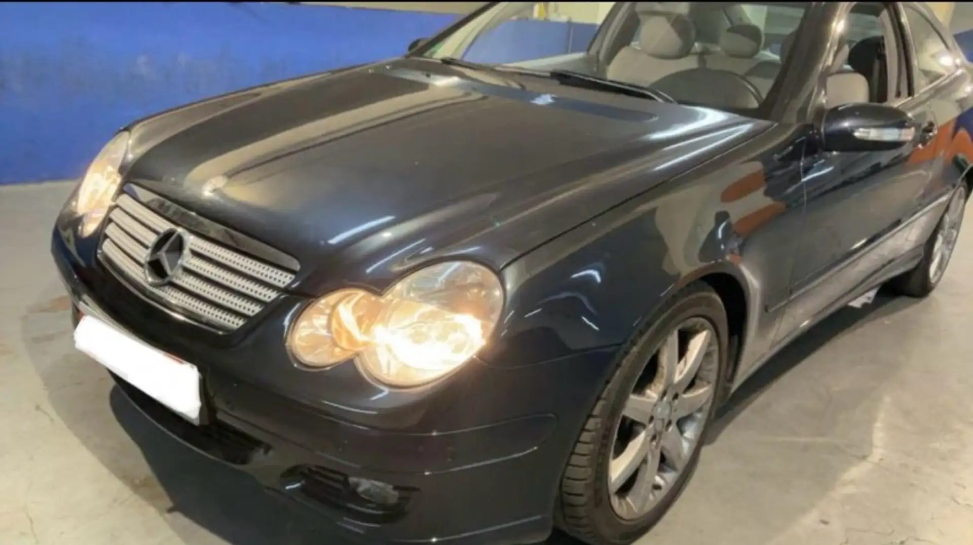 Mercedes-Benz C 220 Sportcoupé CDI Classic Azul - 2