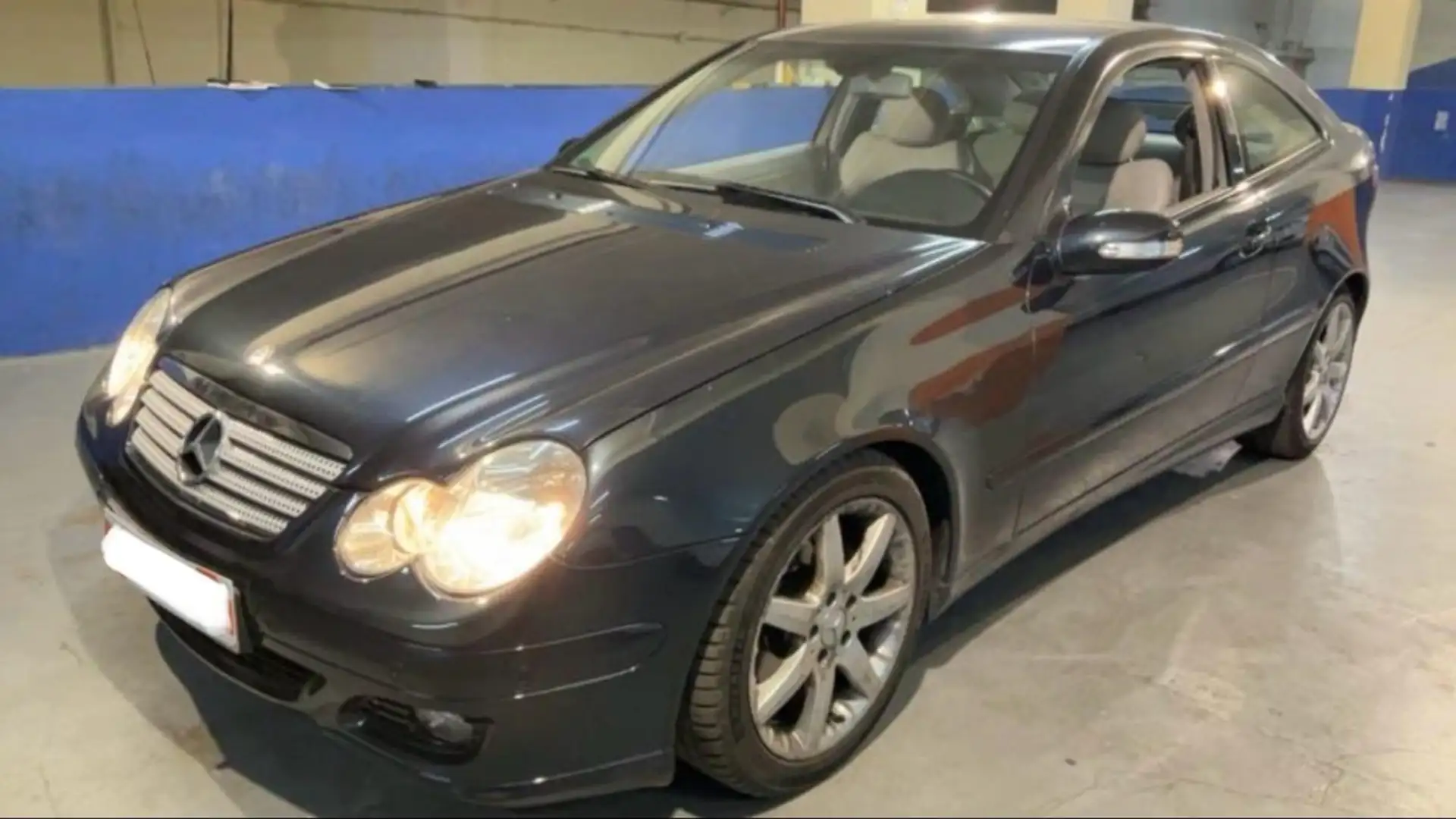 Mercedes-Benz C 220 Sportcoupé CDI Classic Azul - 1