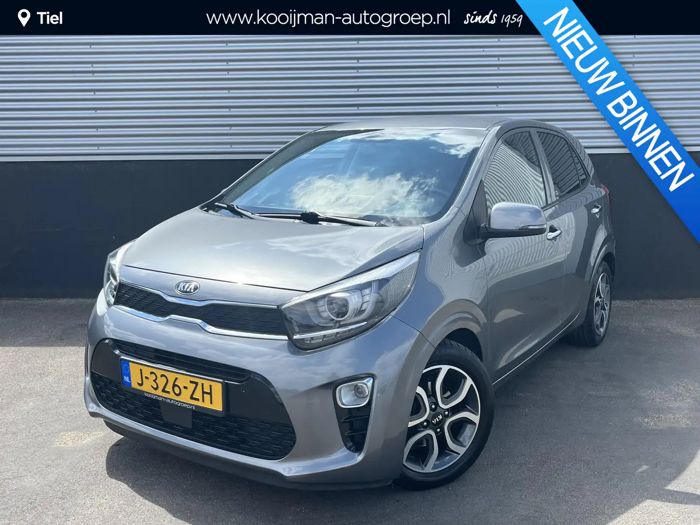 Kia Picanto 1.0 DPi DynamicPlusLine Navigatie, Smart Key, Clim Grijs - 1
