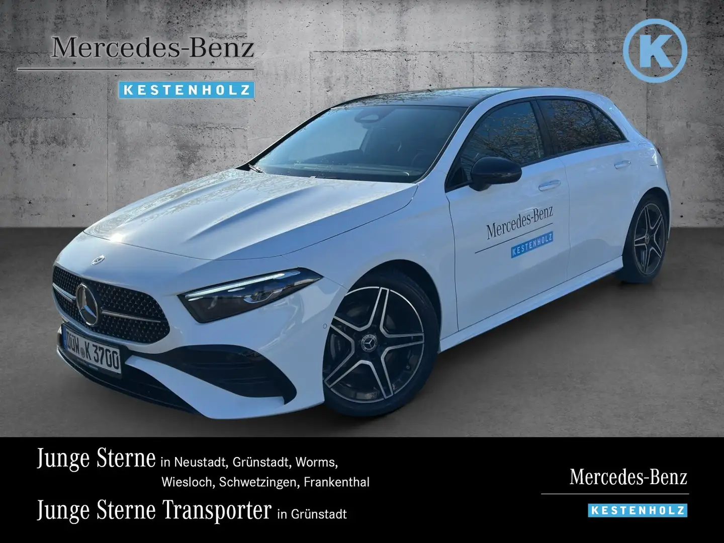 Mercedes-Benz A 200 A 200 d AMG+PANO+DISTRO+STANDHZ+MEMORY+AHK+MLED Weiß - 1