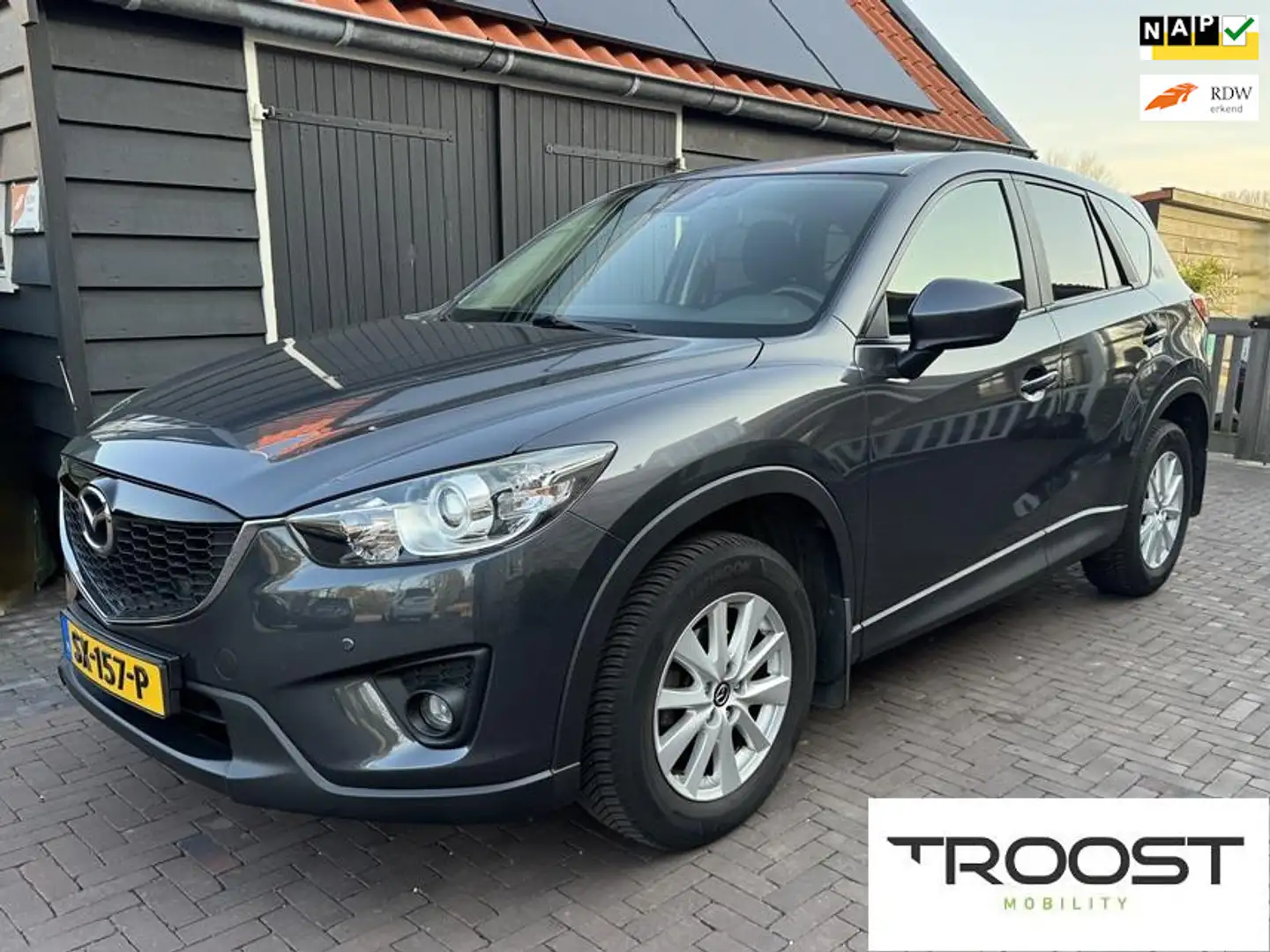 Mazda CX-5 2.0 4WD | Trekhaak | Clima | Navigatie | Stoelerwa Grijs - 1